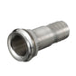 Mega-Flow SS Dripless Thru Hull Fitting, Fits 1-1/8in Hose, 1-1/2in Max. Hull