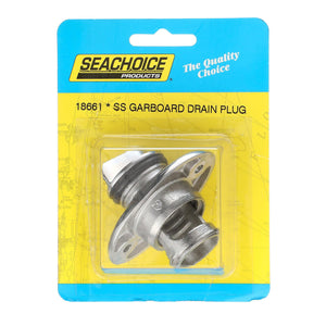 Stainless Steel Garboard Drain & Plug