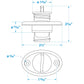 Stainless Steel Garboard Drain & Plug