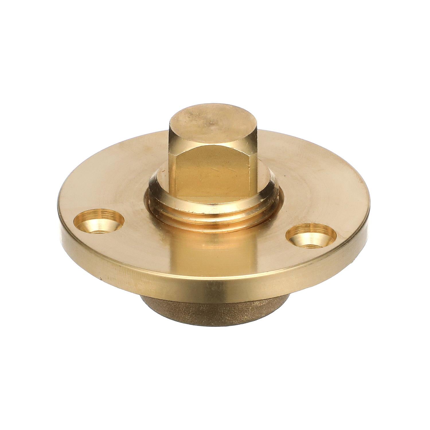 Cast Bronze Marine Boat 2 In. Garboard Drain w/ Brass Plug
