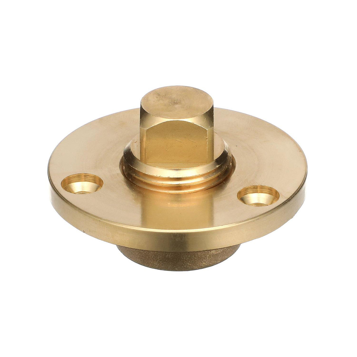 Cast Bronze Marine Boat 2 In. Garboard Drain w/ Brass Plug