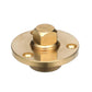 Cast Bronze Marine Boat 2 In. Garboard Drain w/ Brass Plug