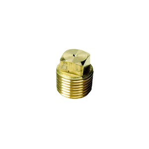 Brass Plug Only-1/2in (Bulk), Bulk/ 12/PK