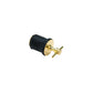 Twist-Turn 1.25 In. Marine Boat Brass Drain Plug w/ Neoprene Seal
