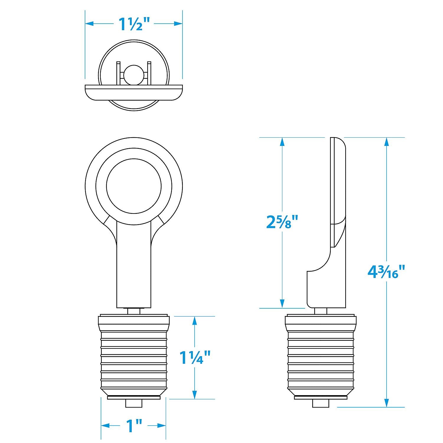 Brass Drain Plug, 1 Snap