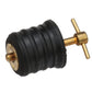 Twist-Turn 1.25 In. Marine Boat Brass Drain Plug w/ Neoprene Seal