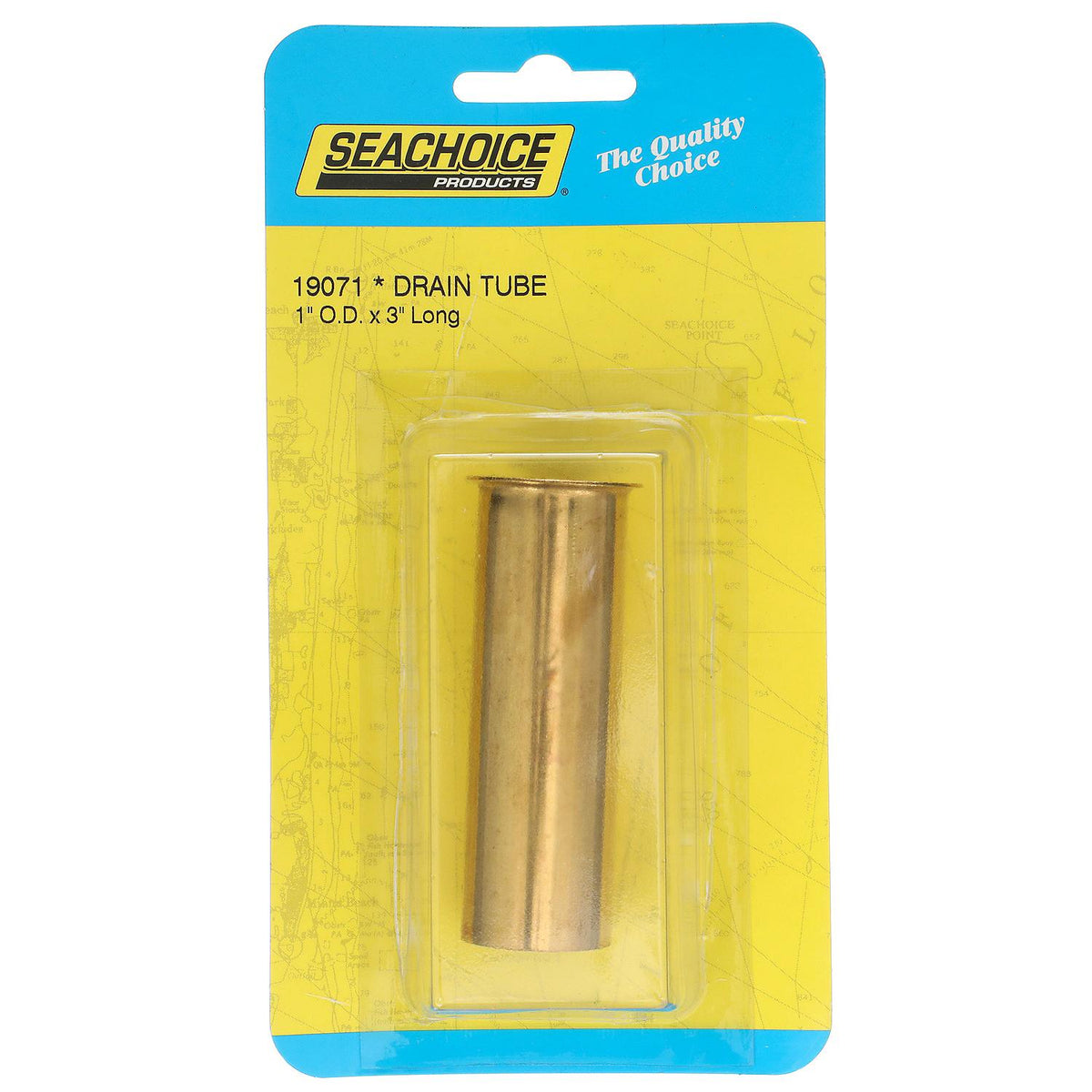 3in Brass Drain Tube, 1in Diameter