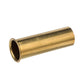 Brass Drain Tube, 6in Long, 1in ID, 90º Flange One End