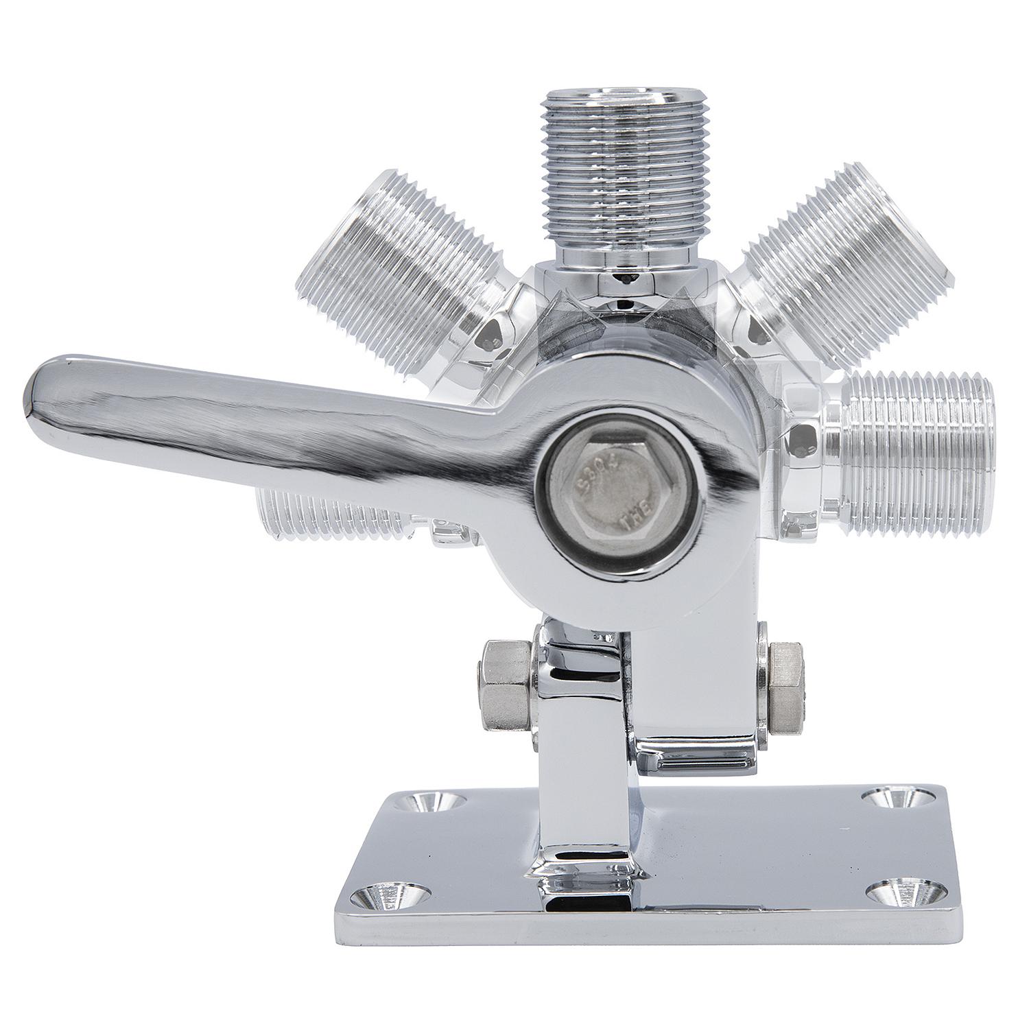 Antenna 4-Way Ratchet Mount w/ Heavy-Duty Handle