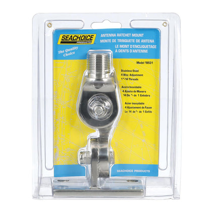 Antenna Ratchet Mount Stainless Steel