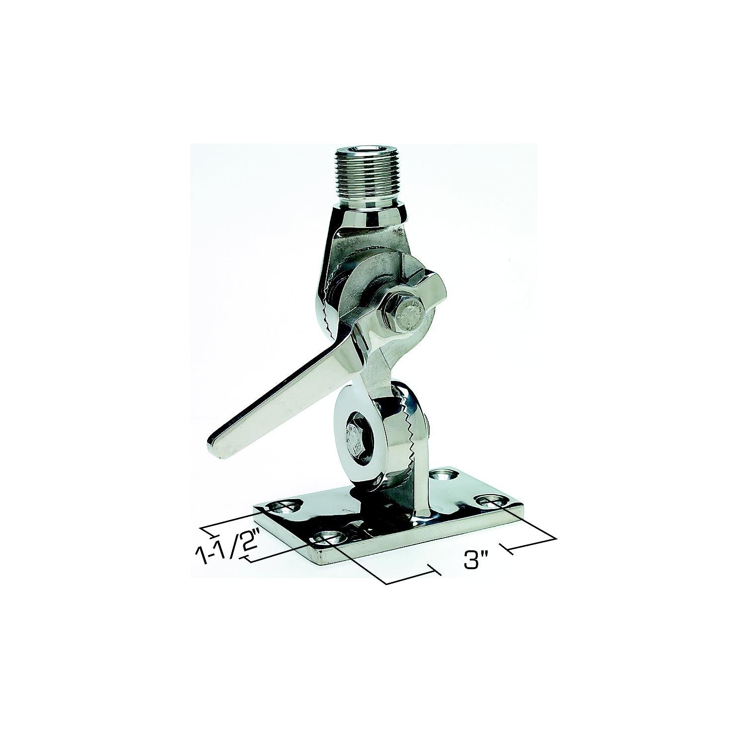 Antenna Ratchet Mount Stainless Steel