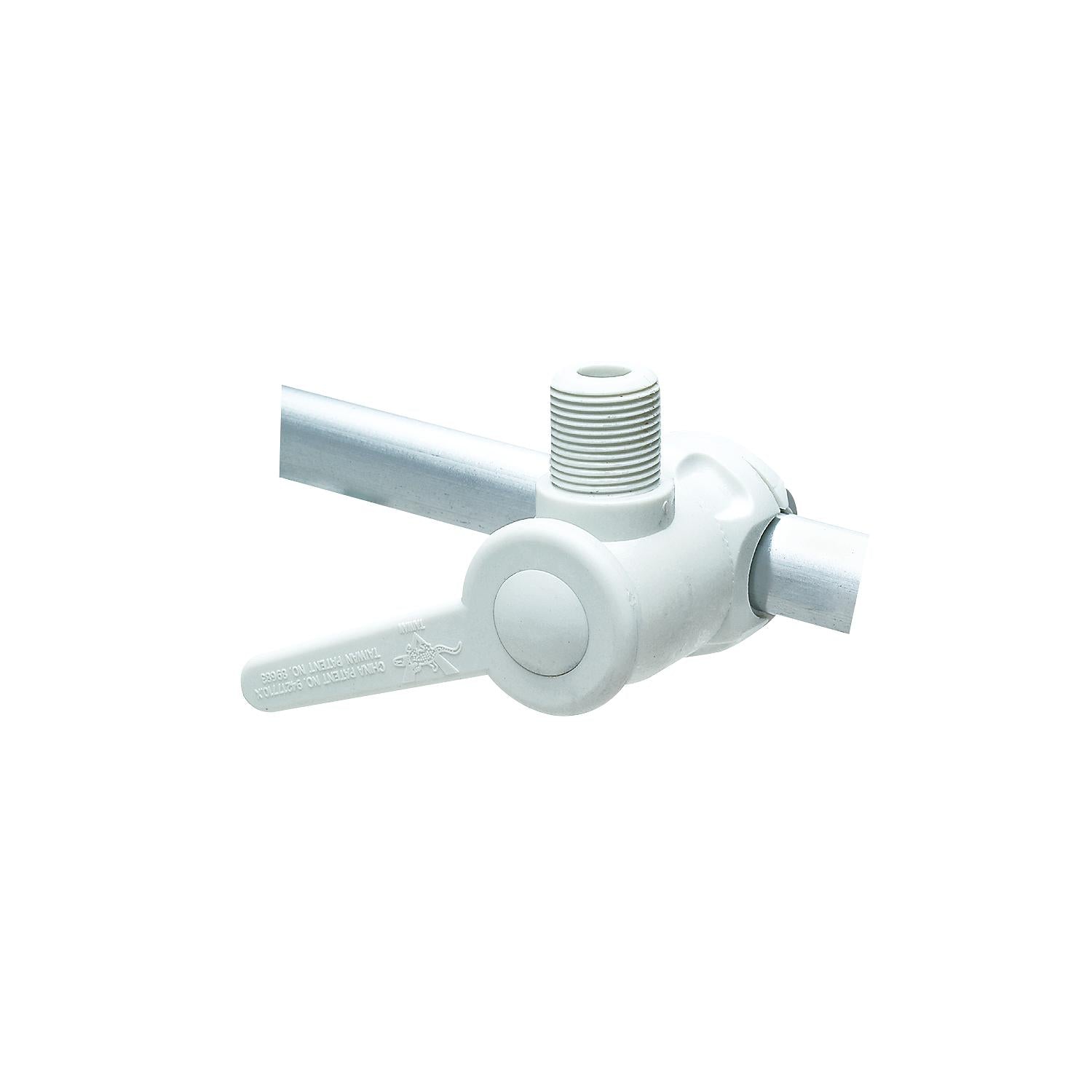 Nylon Antenna Rail Mount - White