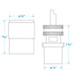 PL259 Male Adapter, VHF Cable Antenna Connector