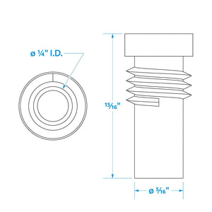 UG176 Adapter, VHF Cable Antenna Connector