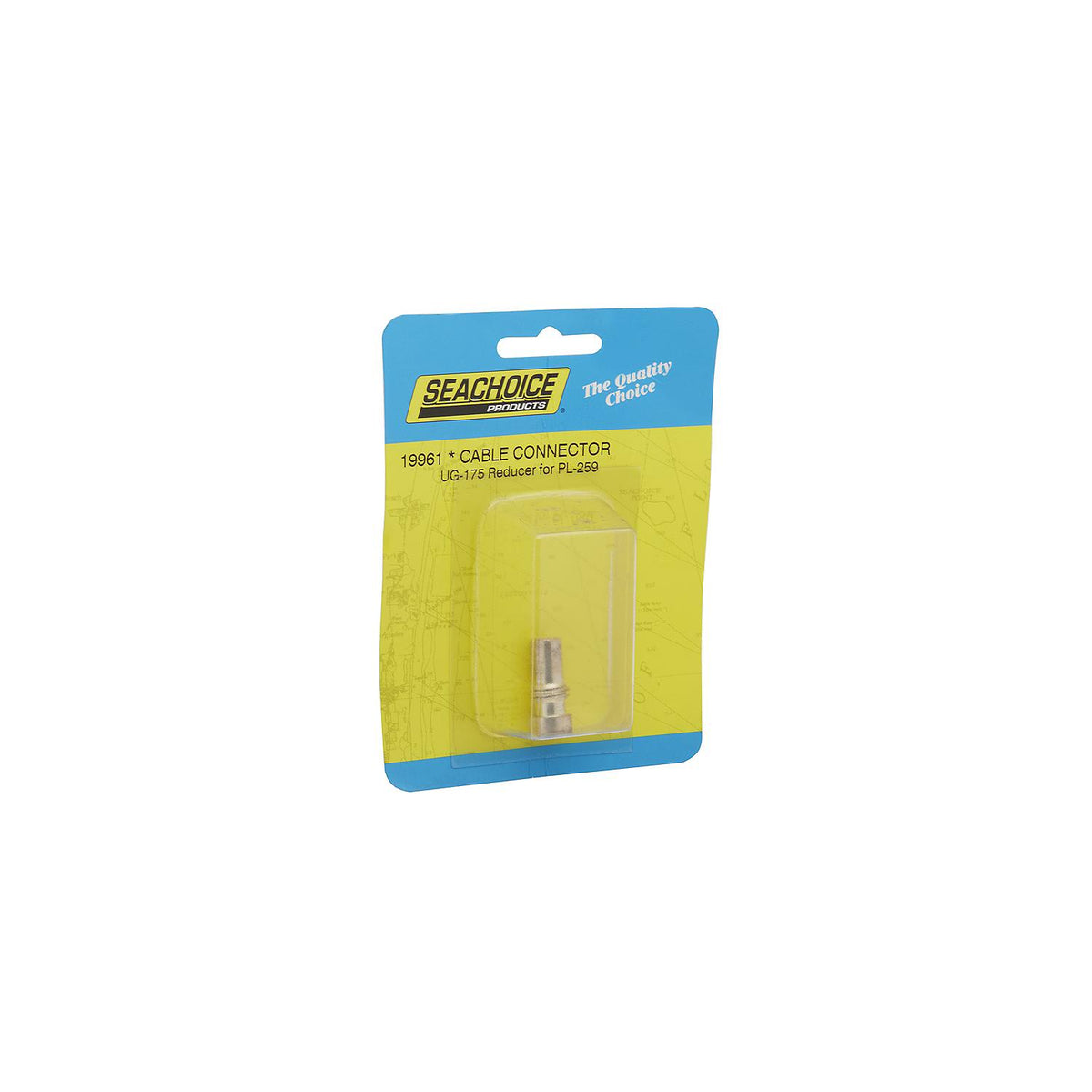 UG175 Adapter, Silver, VHF Cable Antenna Connector