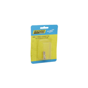 UG175 Adapter, Silver, VHF Cable Antenna Connector