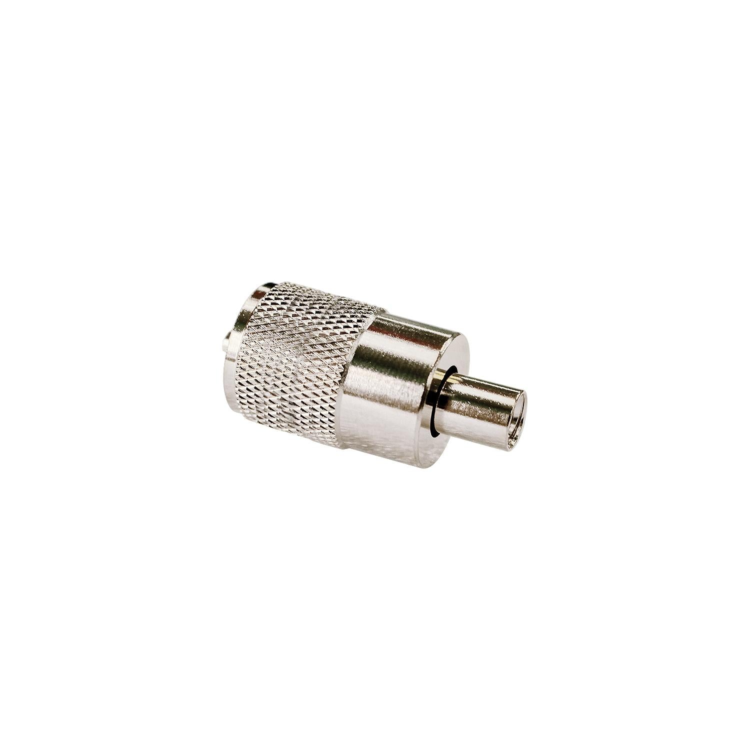 PL258 Adapter, Silver, VHF Cable Antenna Connector