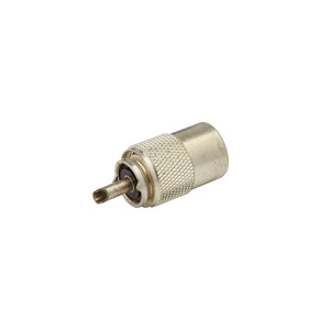 PL258 Adapter, Silver, VHF Cable Antenna Connector