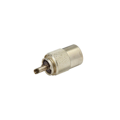PL258 Adapter, Silver, VHF Cable Antenna Connector