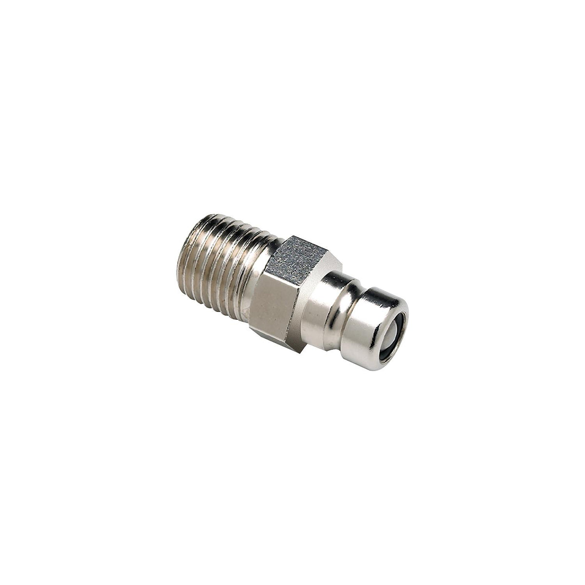 Deluxe Fuel Connector For Honda, Chrome Plated Brass - Male Tank Fitting 1/4in NPT