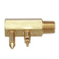 Deluxe Fuel Connector for OMC (Evinrude/Johnson), Male, 1/4in. NPT