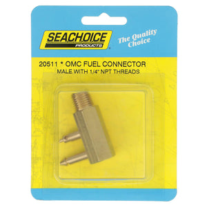 Deluxe Fuel Connector for OMC (Evinrude/Johnson), Male, 1/4in. NPT