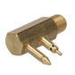Deluxe Fuel Connector for OMC (Evinrude/Johnson), Male, 1/4in. NPT