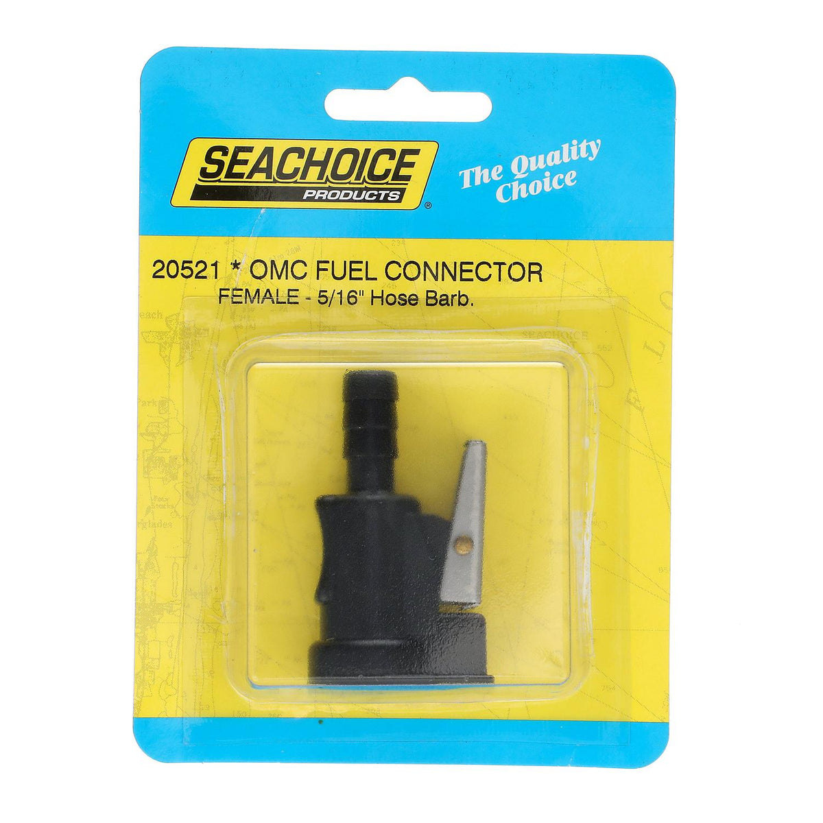 Deluxe Fuel Connector Hose Fitting for Evinrude/Johnson, Female, 5/16in Barb