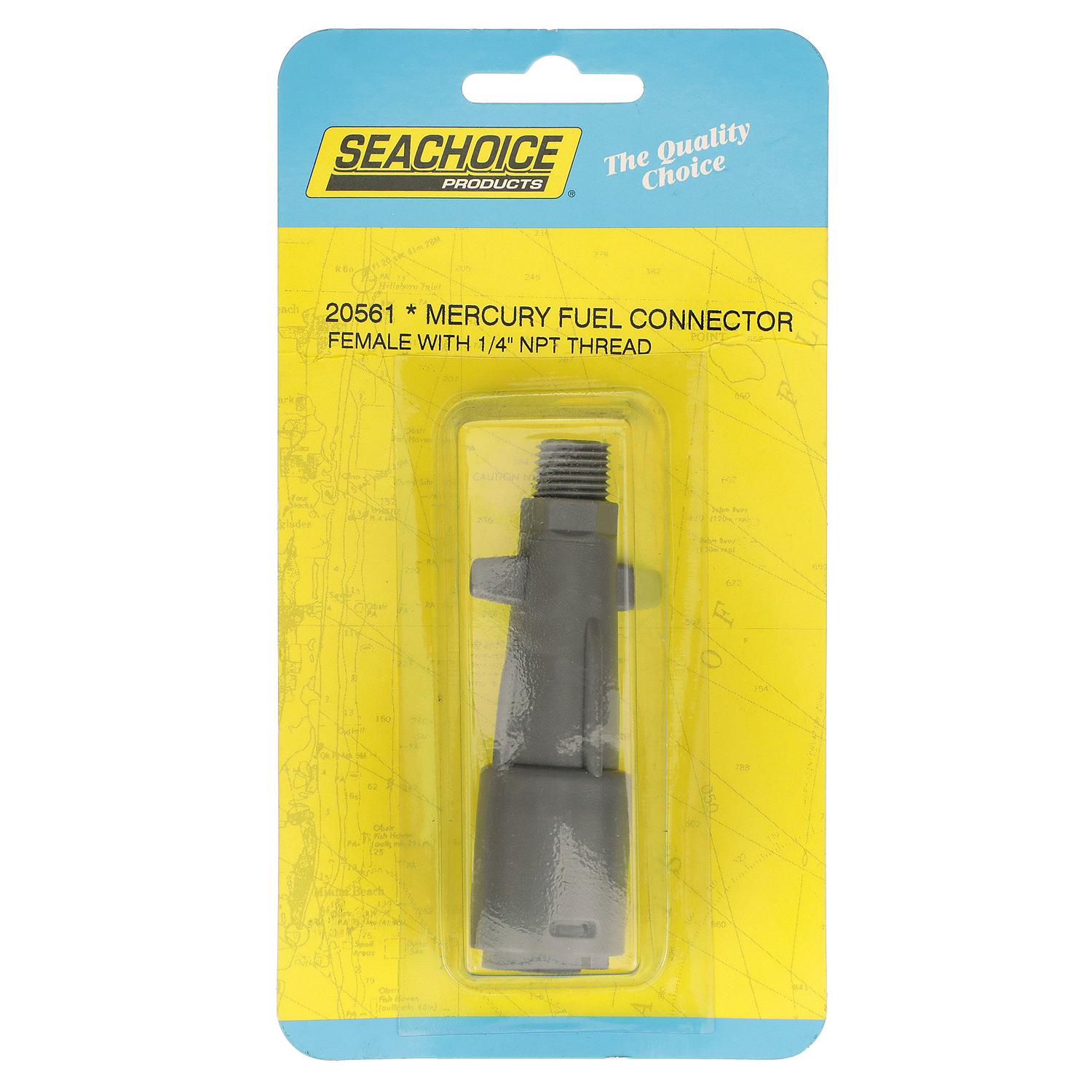 Deluxe Fuel Connector for Mercury, Female, 1/4in. NPT