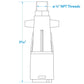 Deluxe Fuel Connector for Mercury, Female, 1/4in. NPT