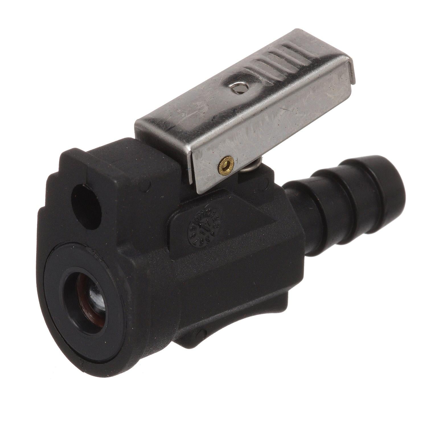 Fuel Connector For Mercury, Acetal - Female Hose Fitting 3/8in Barb
