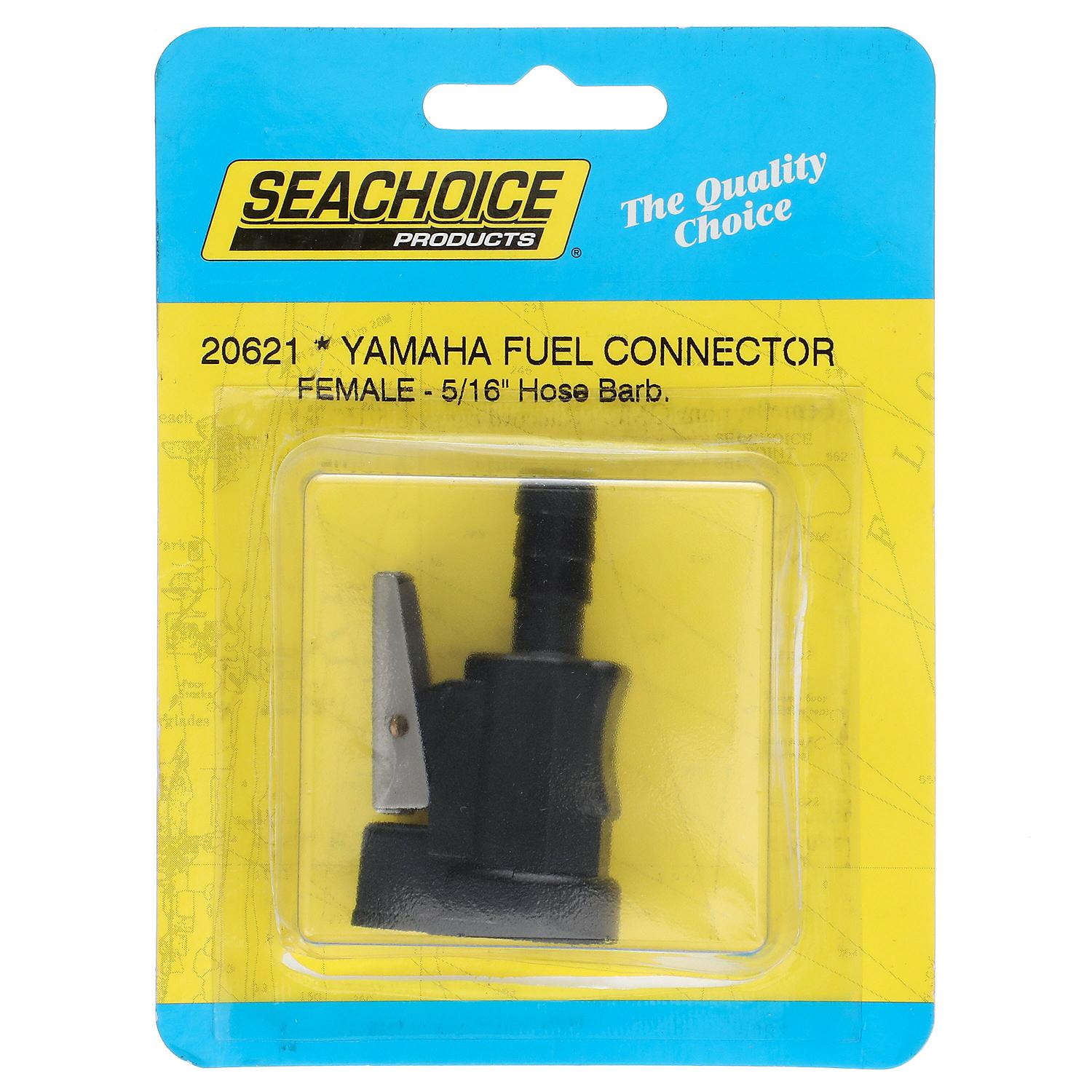 Deluxe Fuel Connector Hose Fitting for Yamaha/Mercury, Female, 5/16in Barb