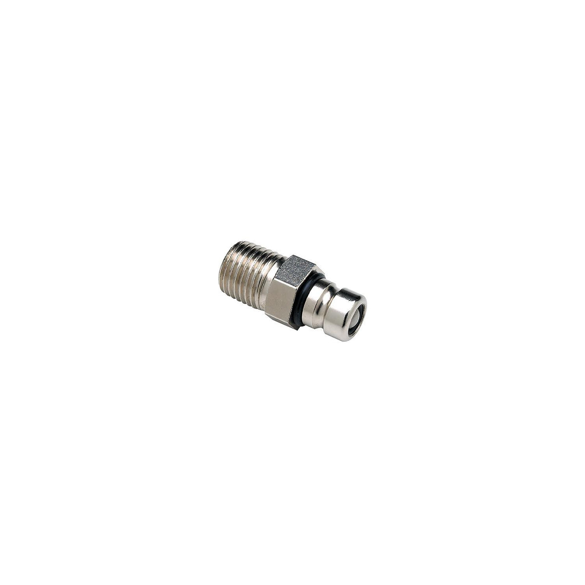 Deluxe Fuel Connector For Chrysler/Force, Chrome Plated - Male Tank Fitting 1/4in NPT