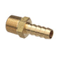 Brass Male Hose Barb, 1/3/8in x 3/8in NPT
