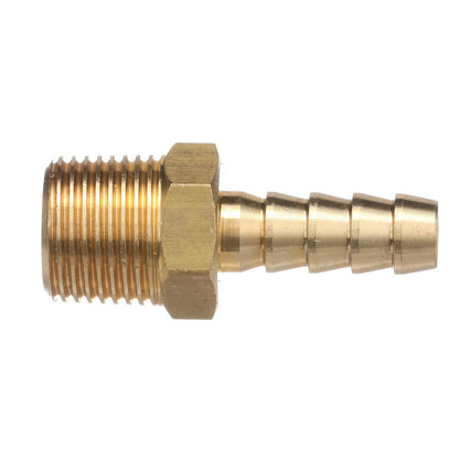 Brass Male Hose Barb, 1/4in  x 1/4in NPT