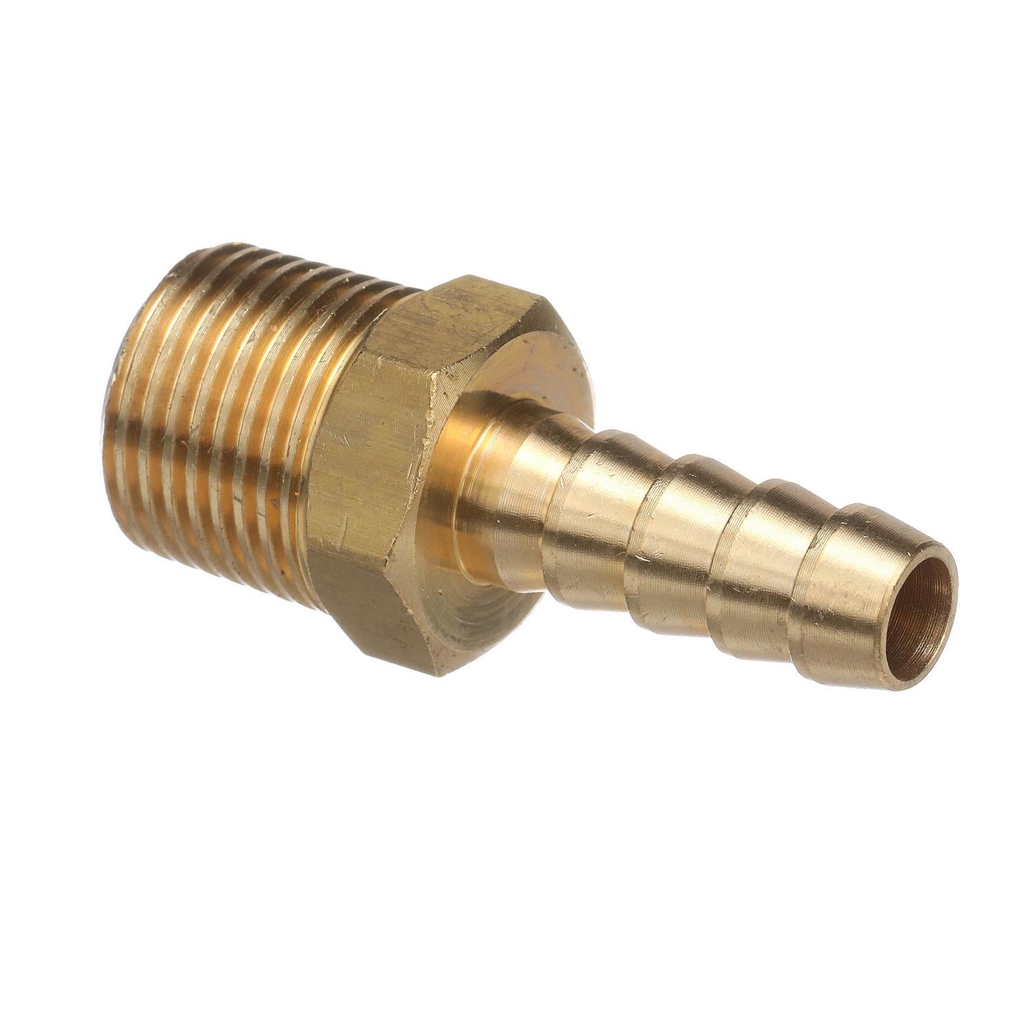 Brass Male Hose Barb, 1/4in  x 1/4in NPT