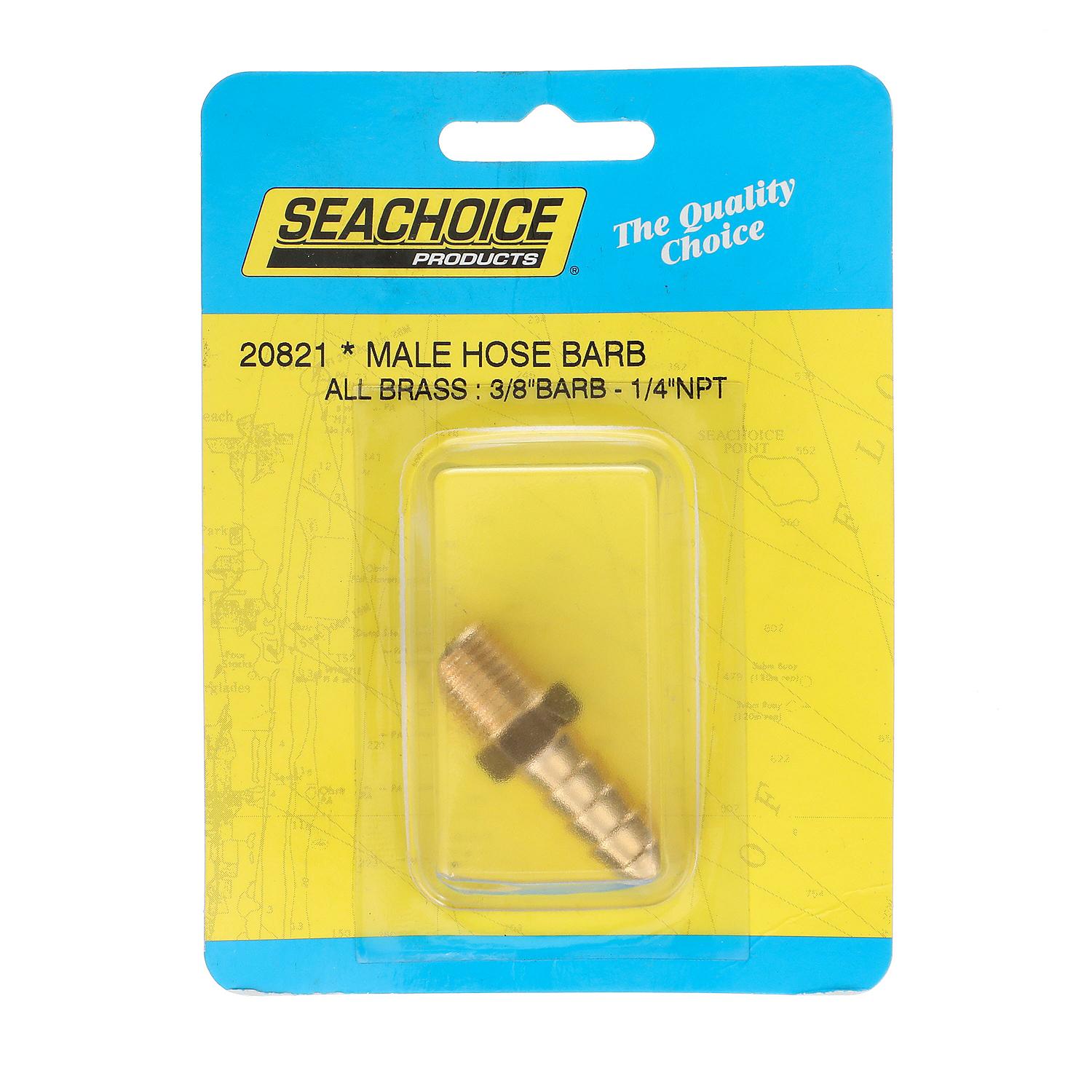 Brass Male Hose Barb, 3/8in x 1/4in   NPT