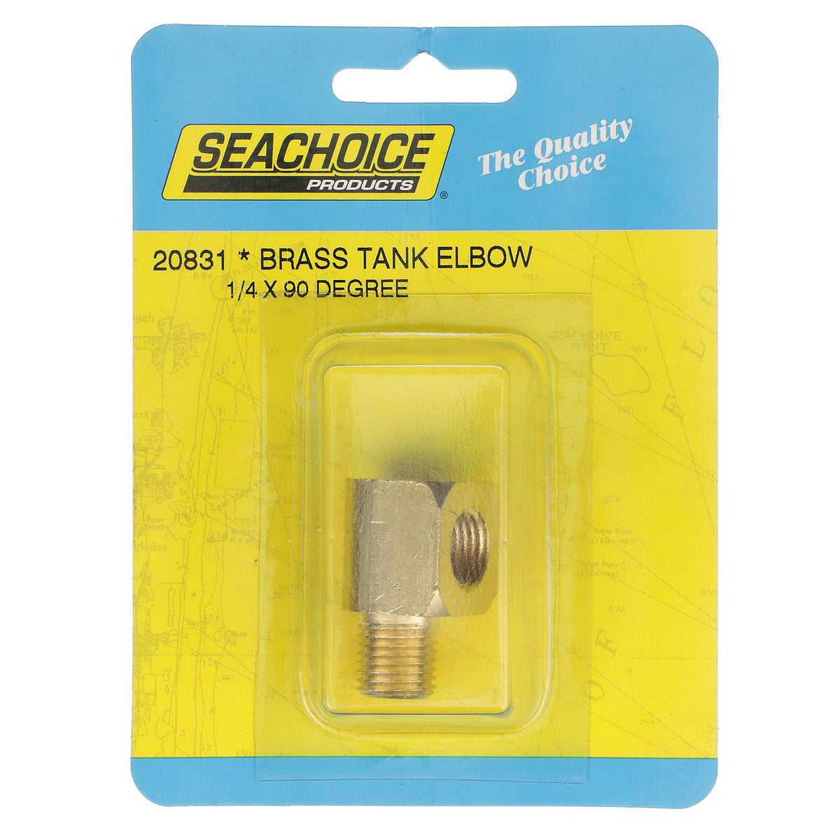 Brass Tank Vent Elbow, 1/4in x 90º