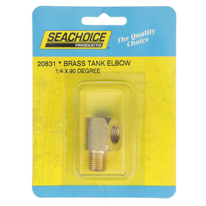 Brass Tank Vent Elbow, 1/4in x 90º