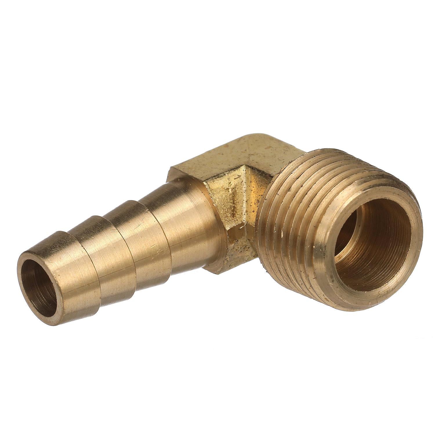 90º Brass Fuel Elbow, 3/8in x 3/8NP