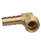 90º Brass Fuel Elbow, 3/8in x 3/8NP