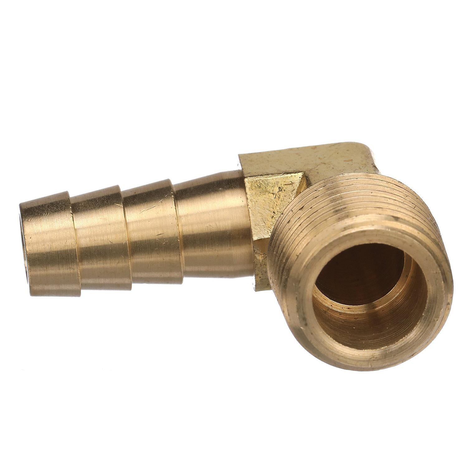 90º Brass Fuel Elbow, 3/8in x 3/8NP