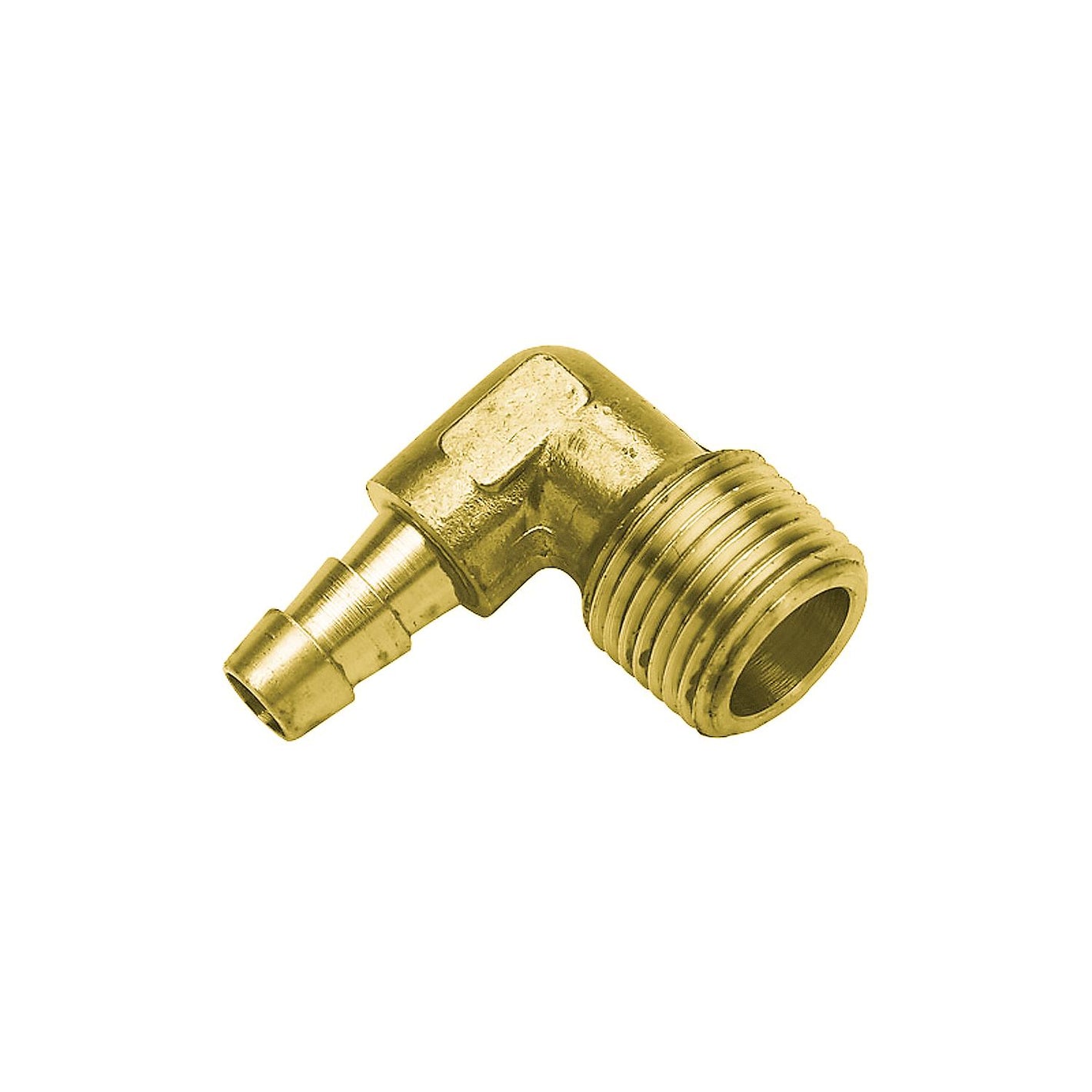 90º Brass Fuel Elbow, 5/16in x 1/4NP