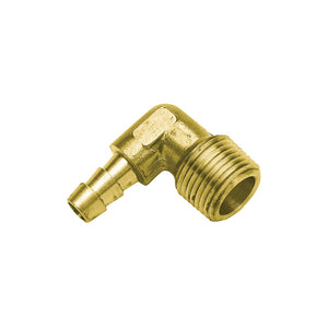 90º Brass Fuel Elbow, 5/16in x 1/4NP