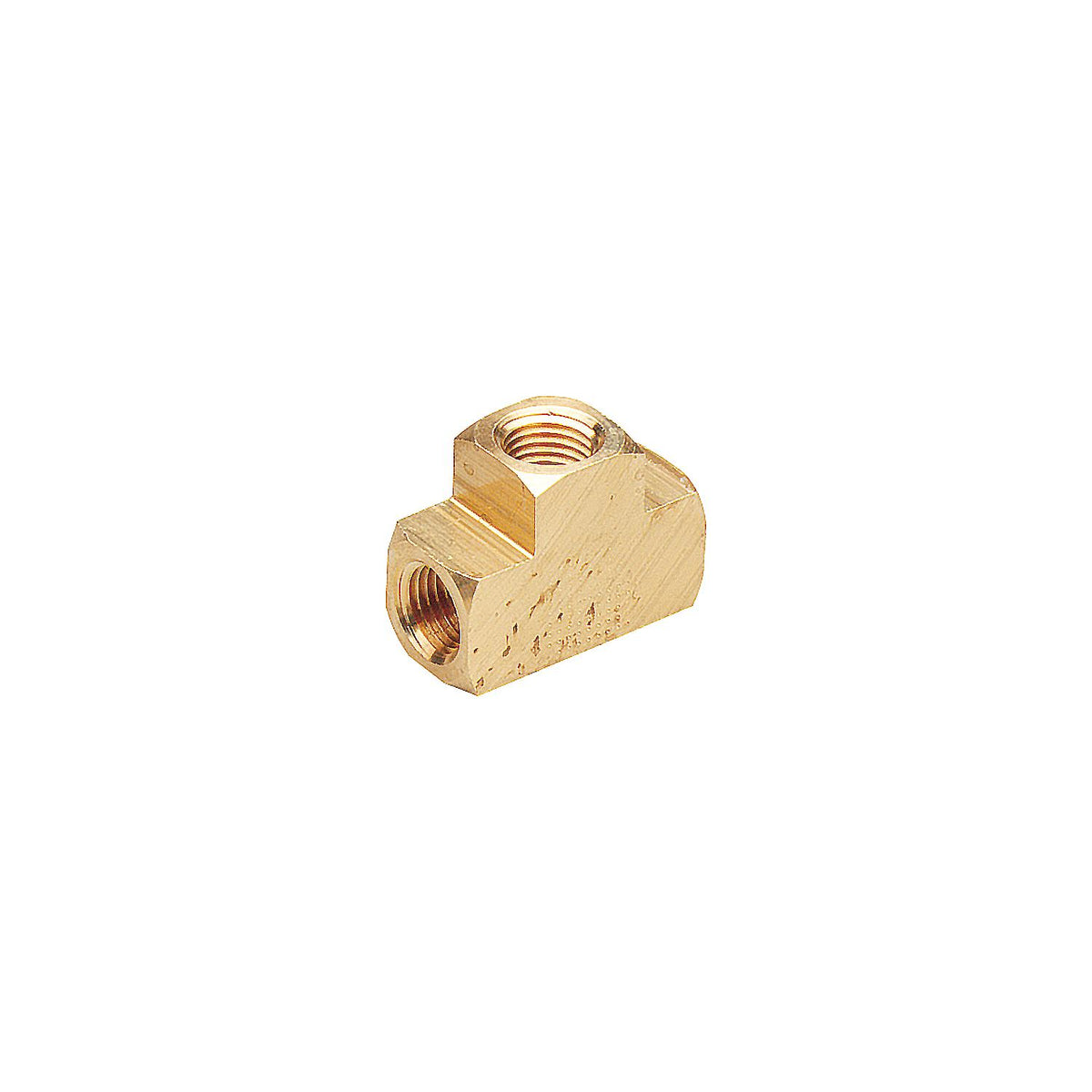 Female Brass Tee Fitting 1/4in NPT