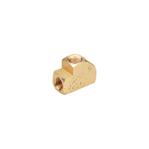 Female Brass Tee Fitting 1/4in NPT
