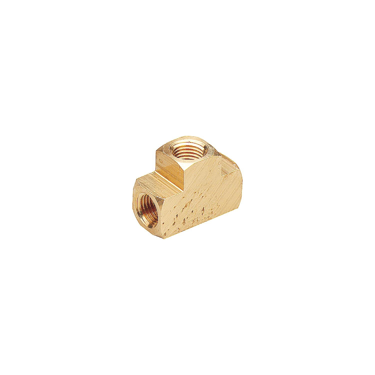 Female Brass Tee Fitting 1/4in NPT