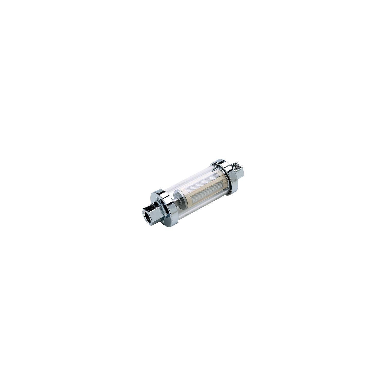 in-Line Fuel Filter, Clear Body, Universal Fit