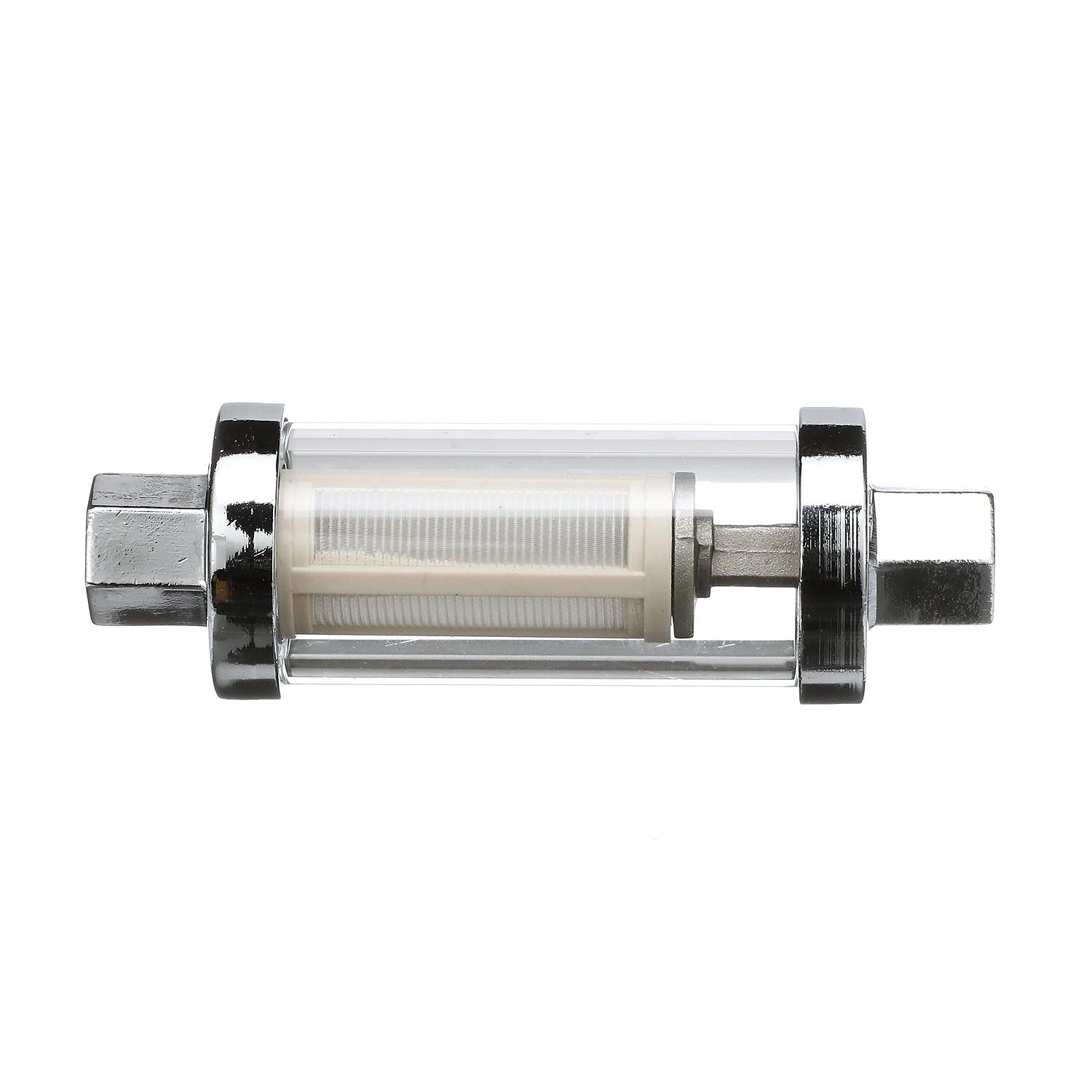 in-Line Fuel Filter, Clear Body, Universal Fit