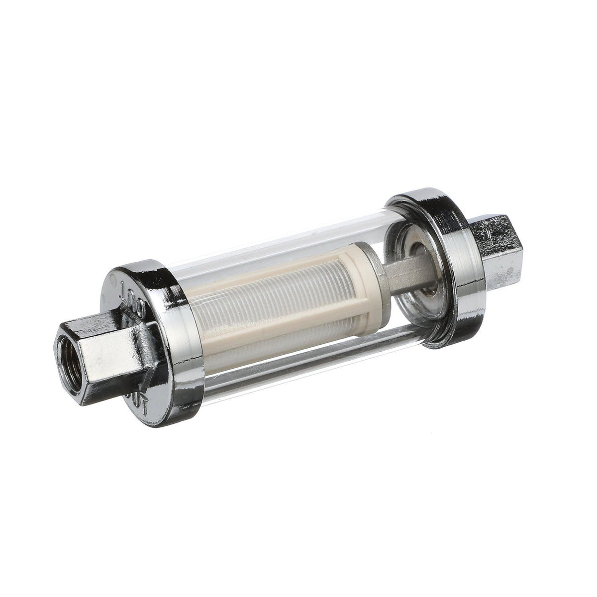 in-Line Fuel Filter, Clear Body, Universal Fit